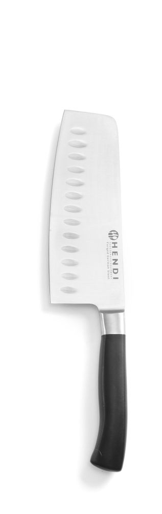 Hackmesser, HENDI, Profi Line, Grantonschliff, Schwarz, (L)300mm - Salmgastro Onlineshop-844335-Hendi-8711369844335