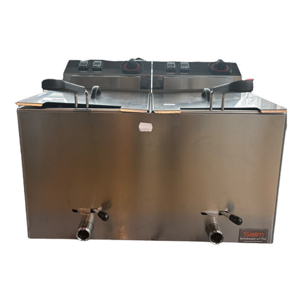 Hagsfeld Elektro Fritteuse Plus E77 2x8 L 230V Vorführgerät - Salmgastro Onlineshop-8174711-Hagsfeld-