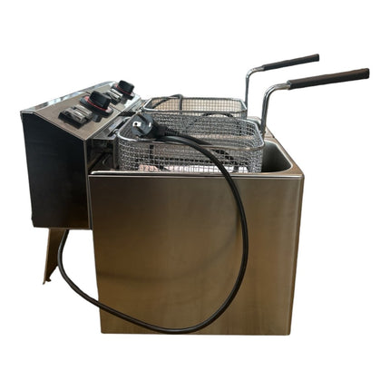 Hagsfeld Elektro Fritteuse Plus E77 2x8 L 230V Vorführgerät - Salmgastro Onlineshop-8174711-Hagsfeld-