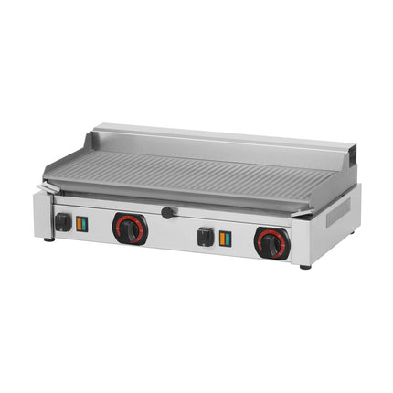 Hagsfeld Elektro Grillplatte Griddleplatte gerippt Plus 190 230 V - Salmgastro Onlineshop-8173135-Hagsfeld-