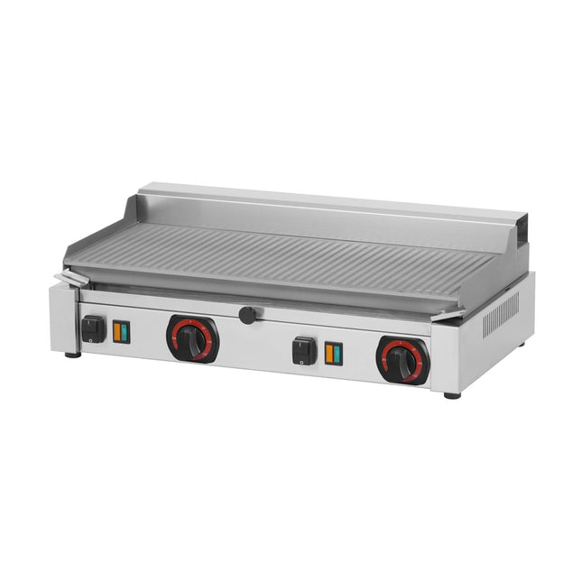 Hagsfeld Elektro Grillplatte Griddleplatte gerippt Plus 190 230 V - Salmgastro Onlineshop-8173135-Hagsfeld-