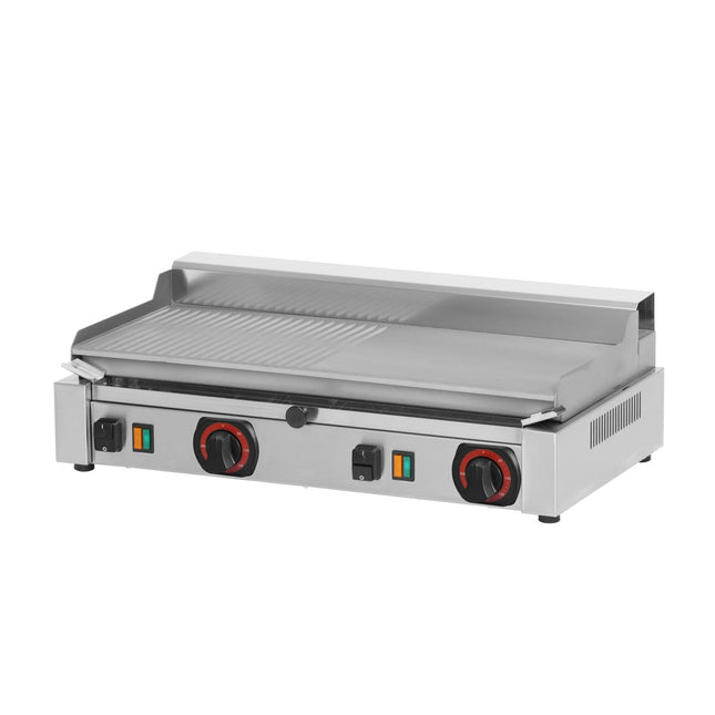 Hagsfeld Elektro Grillplatte Griddleplatte Plus 195 glatt & gerippt 230V - Salmgastro Onlineshop-8173136-Hagsfeld-
