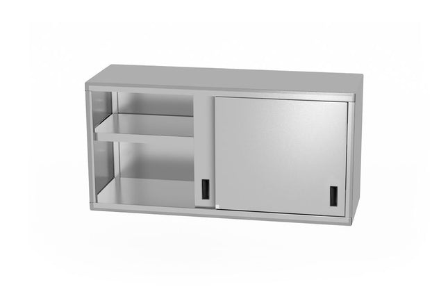 Hängeschrank mit Schiebetüren – geschweißt, Tiefe: 400 mm, HENDI, Profi Line, 1200x400x(H)600mm - Salmgastro Onlineshop-811214-Hendi-8711369811214