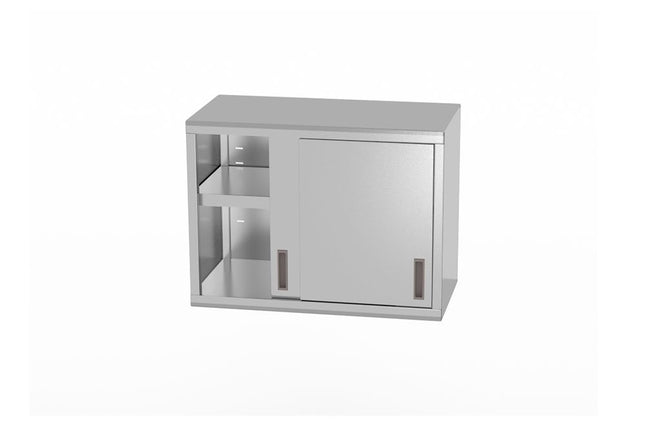 Hängeschrank mit Schiebetüren – geschweißt, Tiefe: 400 mm, HENDI, Profi Line, 800x400x(H)600mm - Salmgastro Onlineshop-814178-Hendi-8711369814178