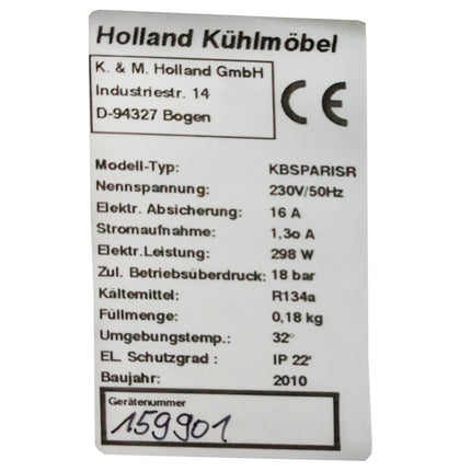 K.& M. Holland KBS Getränketheke Paris mit Schanktischabdeckung gebraucht - Salmgastro Onlineshop-8129340-K.& M. Holland-