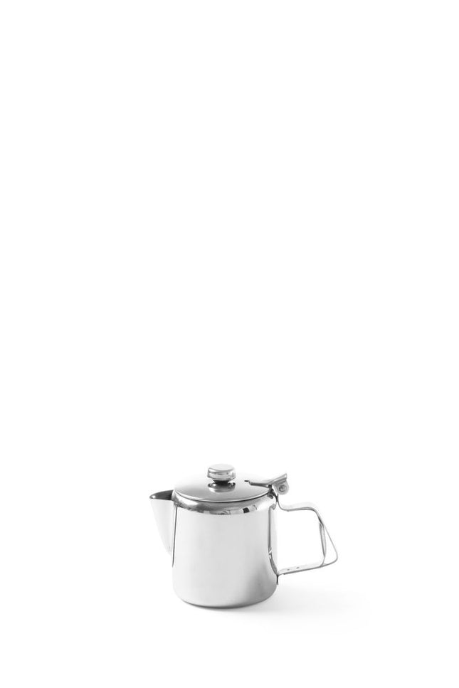 Kaffee-/Teekanne mit Klappdeckel, HENDI, 0,2L, ø74x(H)95mm - Salmgastro Onlineshop-453001-Hendi-8711369453001