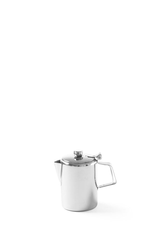 Kaffee-/Teekanne mit Klappdeckel, HENDI, 0,3L, ø74x(H)123mm - Salmgastro Onlineshop-453100-Hendi-8711369453100