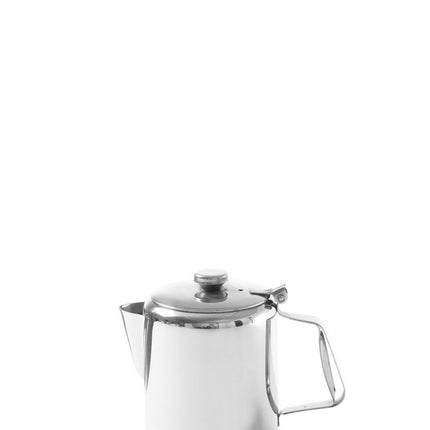 Kaffee-/Teekanne mit Klappdeckel, HENDI, 0,6L, ø97x(H)142mm - Salmgastro Onlineshop-453209-Hendi-8711369453209