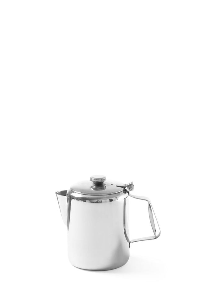 Kaffee-/Teekanne mit Klappdeckel, HENDI, 0,6L, ø97x(H)142mm - Salmgastro Onlineshop-453209-Hendi-8711369453209