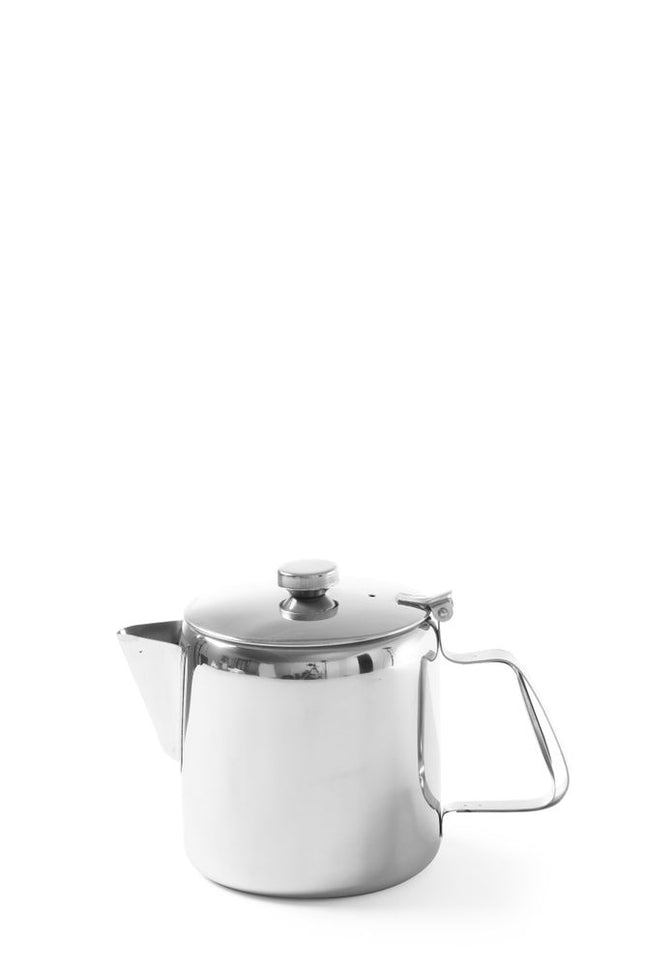 Kaffee-/Teekanne mit Klappdeckel, HENDI, 0,9L, ø120x(H)158mm - Salmgastro Onlineshop-453308-Hendi-8711369453308