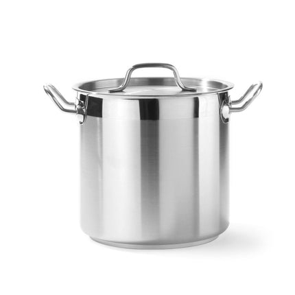 Kochtopf, hoch - mit Deckel, HENDI, Profi Line, 6L, ø200x(H)190mm - Salmgastro Onlineshop-832202-Hendi-8711369832202