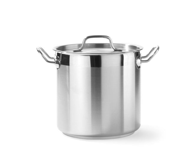 Kochtopf, hoch - mit Deckel, HENDI, Profi Line, 6L, ø200x(H)190mm - Salmgastro Onlineshop-832202-Hendi-8711369832202