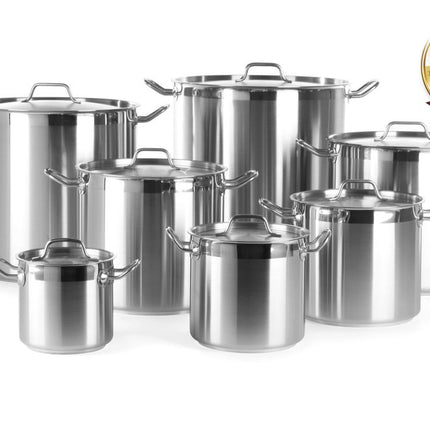 Kochtopf, hoch - mit Deckel, HENDI, Profi Line, 70L, ø450x(H)450mm - Salmgastro Onlineshop-832929-Hendi-8711369832929