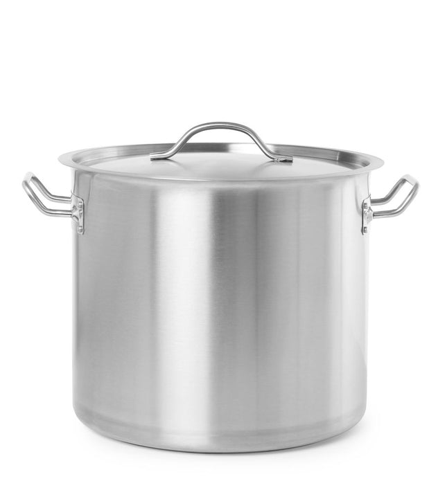 Kochtopf - mit Deckel, HENDI, Budget Line, 25L, ø345x(H)350mm - Salmgastro Onlineshop-834206-Hendi-8711369834206