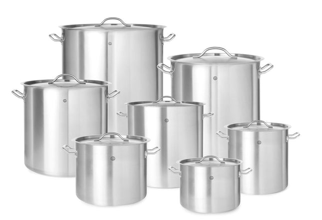 Kochtopf - mit Deckel, HENDI, Budget Line, 98L, ø500x(H)500mm - Salmgastro Onlineshop-835104-Hendi-8711369835104