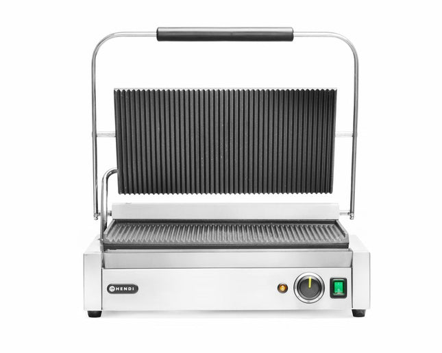 Kontakt-Grill Panini XL, HENDI, 230V/2700W, 548x415x(H)210mm - Salmgastro Onlineshop-263624-Hendi-8711369263624