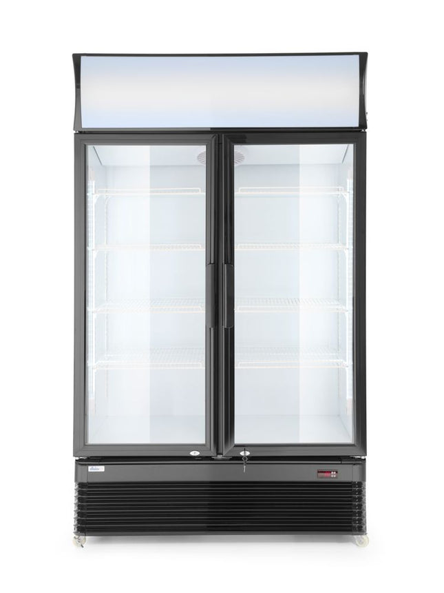 Kühlschrank 618L mit 2 Glastüren, Arktic, 230V/400W, 1120x595x(H)1965mm - Salmgastro Onlineshop-233795-Hendi-8711369233795