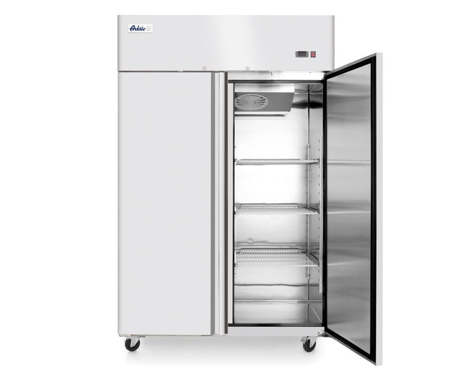Kühlschrank, zweitürig Profi Line 1240 L, Arktic, Profi Line, GN 2/1, 940L, 230V/350W, 1314x805x(H)2065mm - Salmgastro Onlineshop-232125-Hendi-8711369232125
