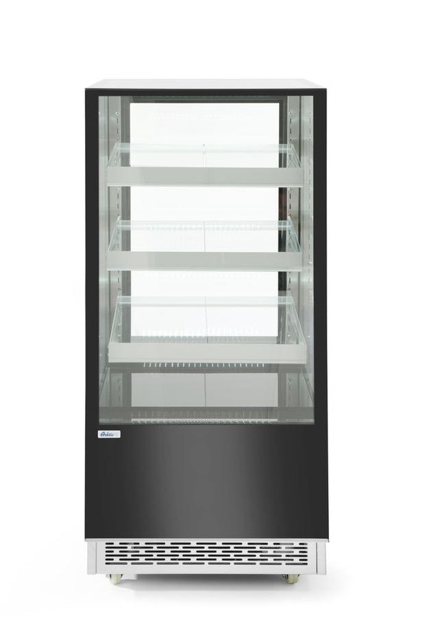 Kühlvitrine mit 3 geneigten Regalen, Arktic, 300L, 230V/480W, 650x805x(H)1445mm - Salmgastro Onlineshop-233306-Hendi-8711369233306