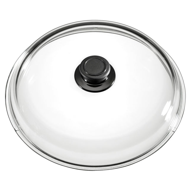 LMW Glasdeckel Ø24 cm, mit Knopf - Salmgastro Onlineshop-024-DK-00-LMW Leichtmetallguss GmbH-