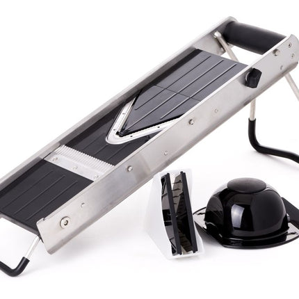 Mandoline – Manueller Gemüseschneider V-Klinge , HENDI, Schwarz, 405x135x(H)145mm - Salmgastro Onlineshop-222676-Hendi-8711369222676