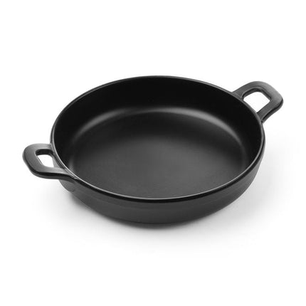 Miniatur-Pfannen aus Melamin, rund, HENDI, 189x147x(H)37mm - Salmgastro Onlineshop-564530-Hendi-8711369564530
