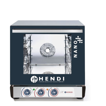 Multifunktionsofen Manuell mit Beschwadung NANO, HENDI, GN 2/3, 230V/3100W, 560x603x(H)530mm - Salmgastro Onlineshop-223369-Hendi-8711369223369
