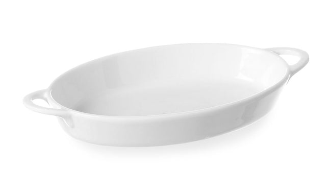 Ofenform mit Ohrengriffen, oval, HENDI, 0,19L, 200x107x(H)30mm - Salmgastro Onlineshop-784006-Hendi-8711369784006