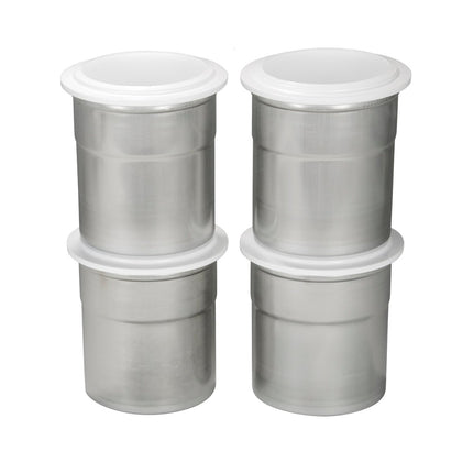 Pacojet 4er-Set Chromstahl Edelstahl Pacossierbecher inkl. Deckel - Salmgastro Onlineshop-8100271-Pacojet-