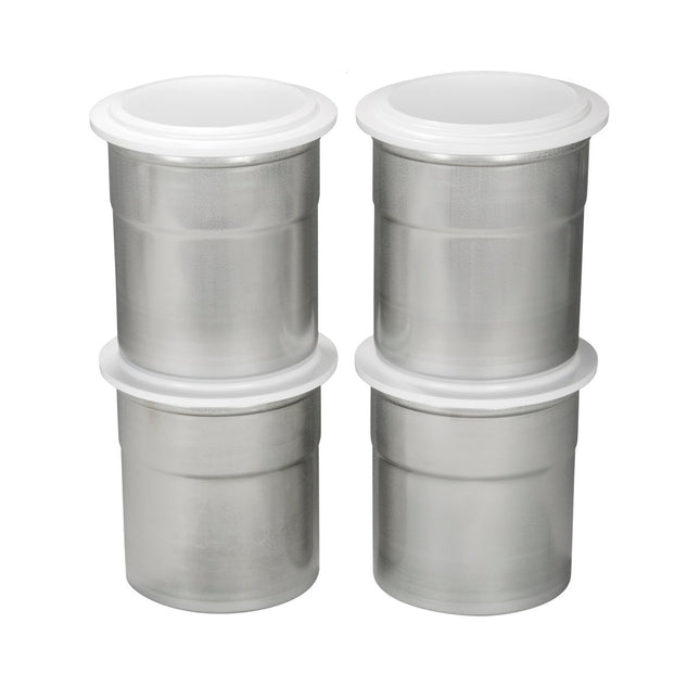 Pacojet 4er-Set Chromstahl Edelstahl Pacossierbecher inkl. Deckel - Salmgastro Onlineshop-8100271-Pacojet-