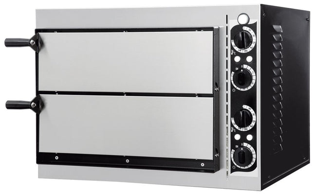 Pizzaofen Basic 2/40, Prismafood, 230V/2400W, 567x428x(H)428mm - Salmgastro Onlineshop-226872-Hendi-8711369226872