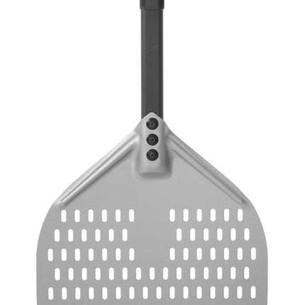 Pizzaschaufel - eckig, gelocht, kurzer Griff, HENDI, 300x660mm - Salmgastro Onlineshop-618097-Hendi-8711369618097