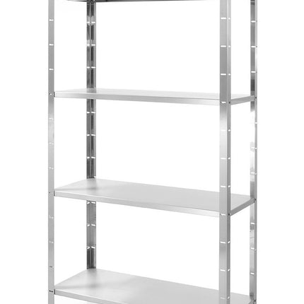 Regal mit 4 Böden - zur Selbstmontage, HENDI, Kitchen Line, 1000x400x(H)1800mm - Salmgastro Onlineshop-812525-Hendi-8711369812525