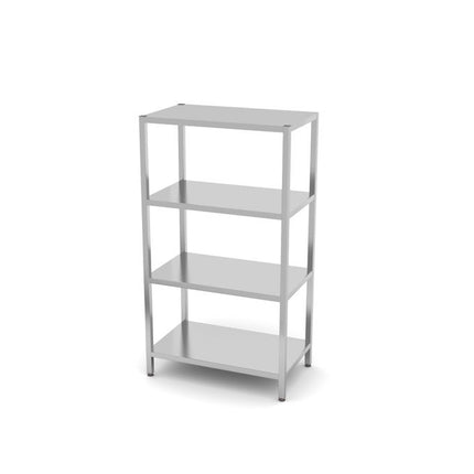 Regal mit 4 Böden - zur Selbstmontage, HENDI, Kitchen Line, 1000x600x(H)1800mm - Salmgastro Onlineshop-812556-Hendi-8711369812556
