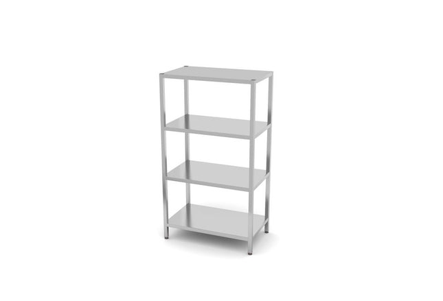 Regal mit 4 Böden - zur Selbstmontage, HENDI, Kitchen Line, 1000x600x(H)1800mm - Salmgastro Onlineshop-812556-Hendi-8711369812556