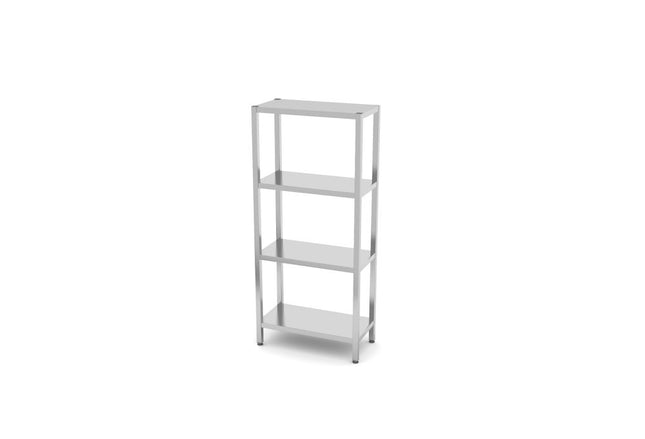 Regal mit 4 Böden - zur Selbstmontage, HENDI, Kitchen Line, 800x400x(H)1800mm - Salmgastro Onlineshop-812518-Hendi-8711369812518