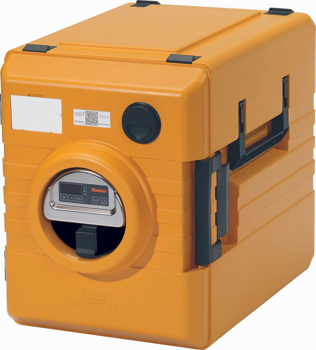 Rieber Thermoport® 1000 KB Speisentransportbehälter Digital Umluftbeheizt orange - Salmgastro Onlineshop-8137570-Rieber-