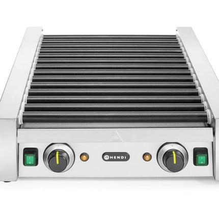 Rollengrill - 2 Zonen, HENDI, 14 Rollen, 230V/1480W, 520x591x(H)175mm - Salmgastro Onlineshop-268735-Hendi-8711369268735