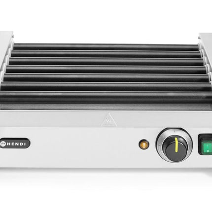 Rollengrill - Eine Zone, HENDI, 7 Rollen, 230V/740W, 520x325x(H)175mm - Salmgastro Onlineshop-268506-Hendi-8711369268506