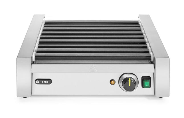 Rollengrill - Eine Zone, HENDI, 9 Rollen, 230V/940W, 520x400x(H)175mm - Salmgastro Onlineshop-268605-Hendi-8711369268605