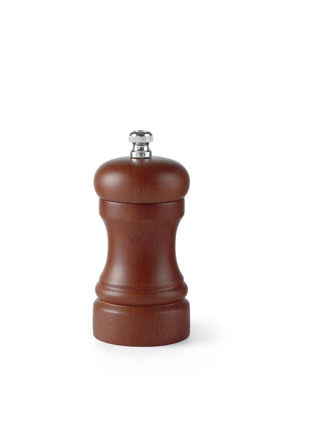 Salzmühle, HENDI, Walnuss, ø48x(H)100mm - Salmgastro Onlineshop-469484-Hendi-8711369469484