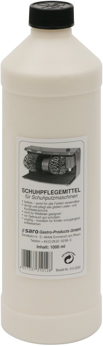 SARO 1 Ltr. Flüssige Schuhcreme - Salmgastro Onlineshop-310-2000-Saro-4017337310128