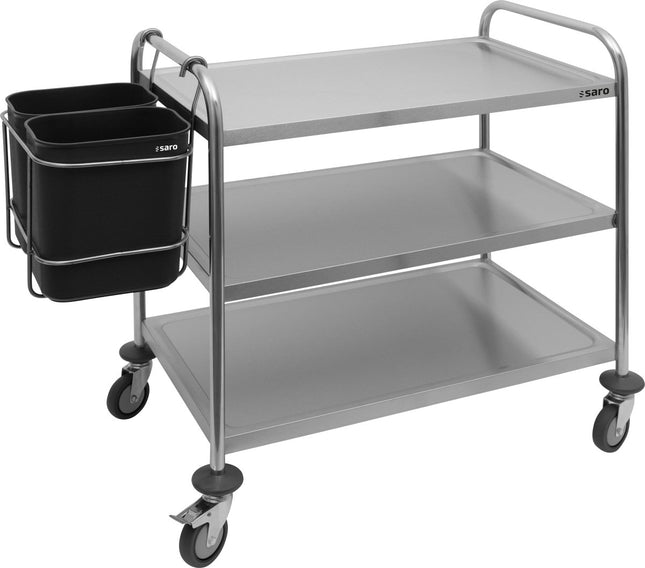SARO Abfallsammelbehälter für Servierwagen Modell AB 2 - Salmgastro Onlineshop-213-4108-Saro-4017337036691