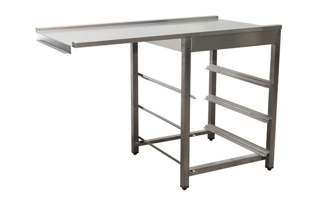 SARO Ablauftisch für Spülmaschine links 1200mm - Salmgastro Onlineshop-700-3100L-Saro-4017337046966