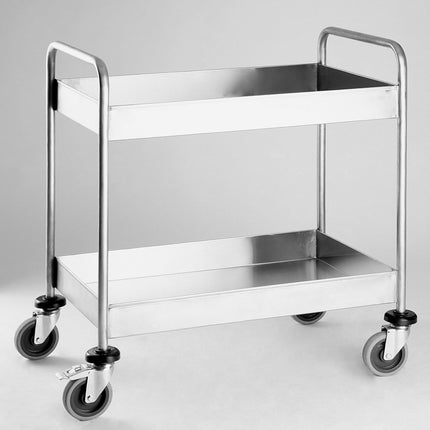 SARO Abräumwagen 304 rundum aufgekantet Modell CHARLES - Salmgastro Onlineshop-452-1300-Saro-4017337057443