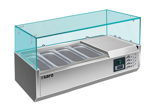 SARO Aufsatzkühlvitrine Modell EVRX 1200/380 - Salmgastro Onlineshop-465-2100-Saro-4017337050918