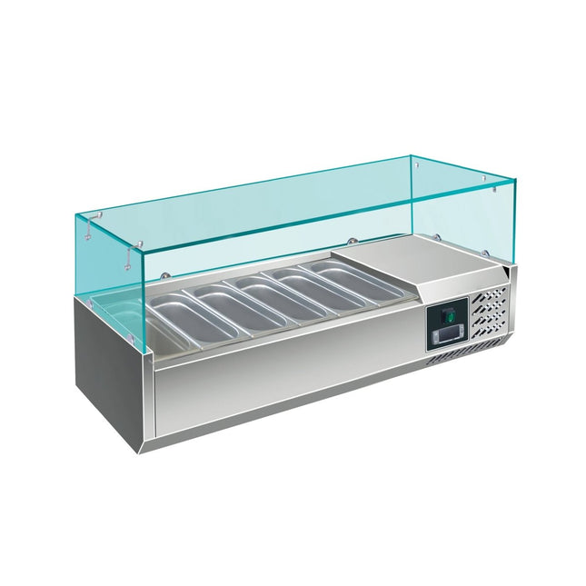 SARO Aufsatzkühlvitrine Modell EVRX 1400/330 - Salmgastro Onlineshop-465-2005-Saro-4017337050901