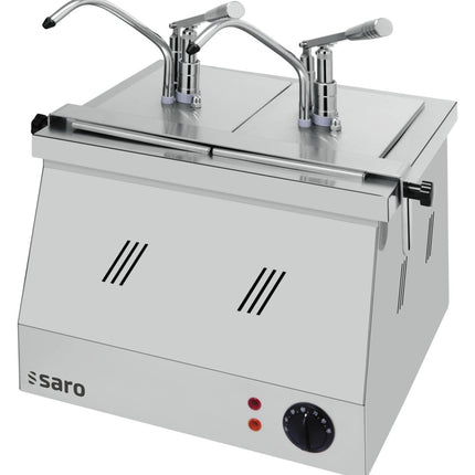 SARO Bainmarie 2X1/4 GN 200 mit Dispenser BM-0214 - Salmgastro Onlineshop-421-2500-Saro-4017337055920