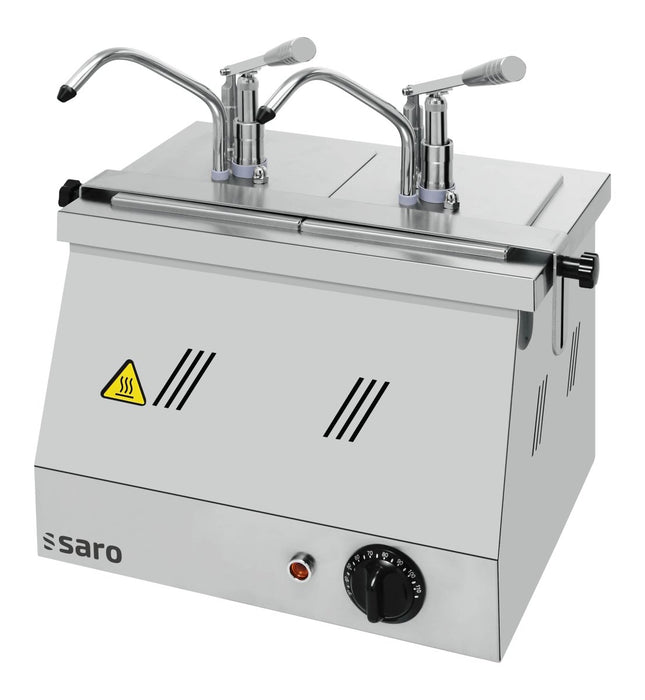 SARO Bainmarie 2X1/6 GN 200 mit Dispenser BM-0216 - Salmgastro Onlineshop-421-2505-Saro-4017337055937