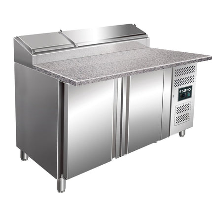 SARO Belegstation 1/3 GN mit Granitarbeitsplatte, Modell SH 1500 - Salmgastro Onlineshop-323-1115-Saro-4017337323968